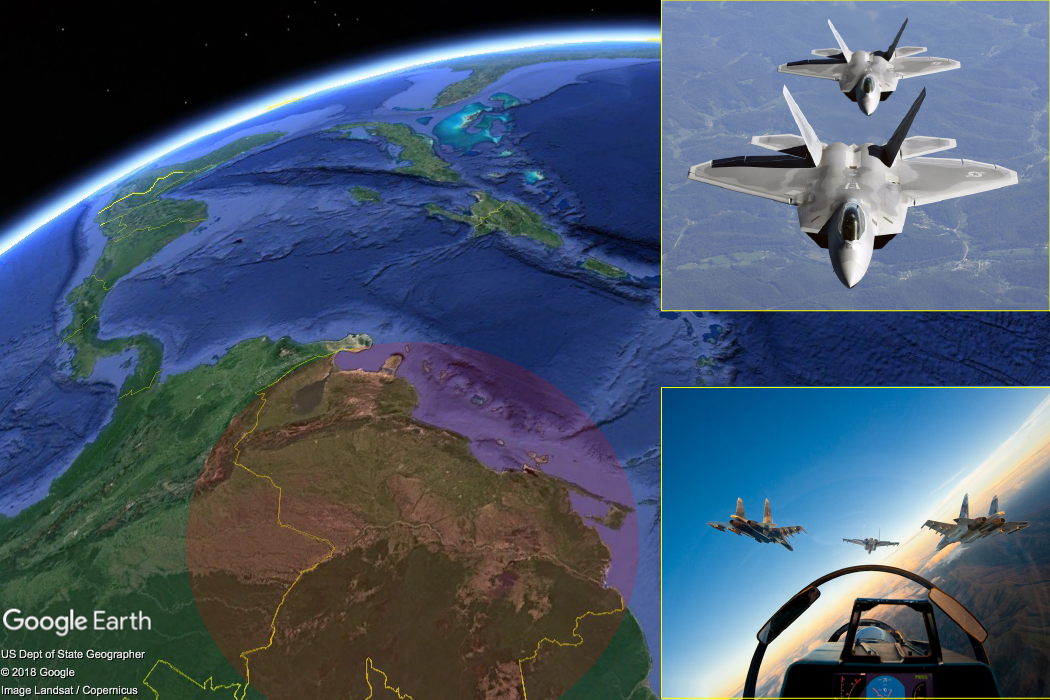 USAF F-22A Raptors Could Ground Venezuela’s Su-30MK2s and Establish No-Fly Zone